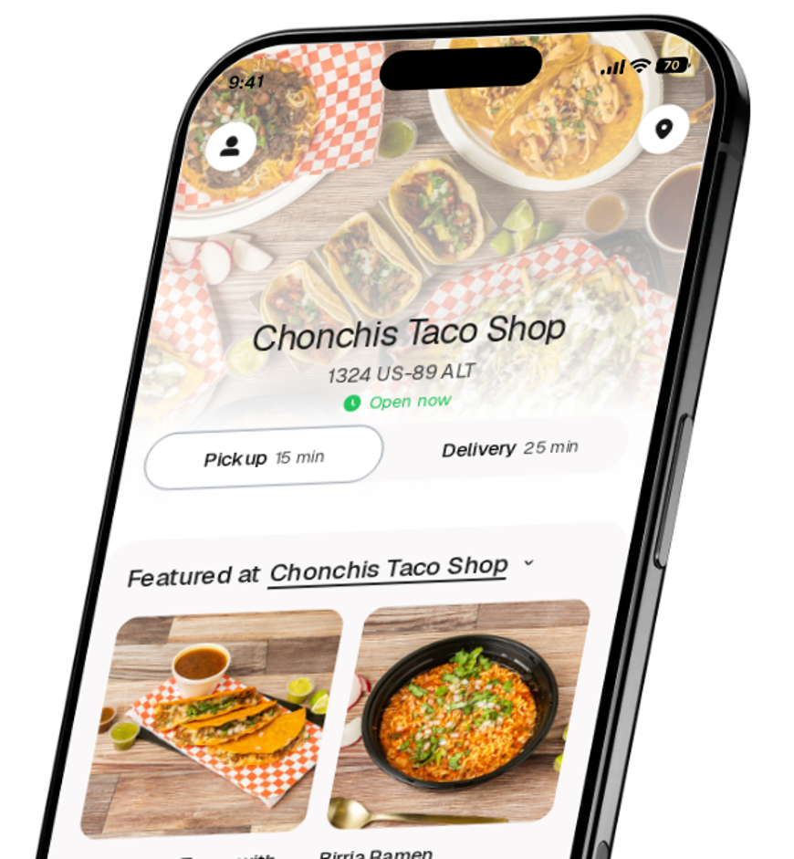 Chonchis Taco Shop app preview