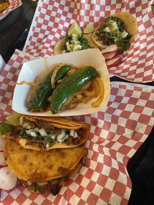 Grilled Onion and Jalapeño.