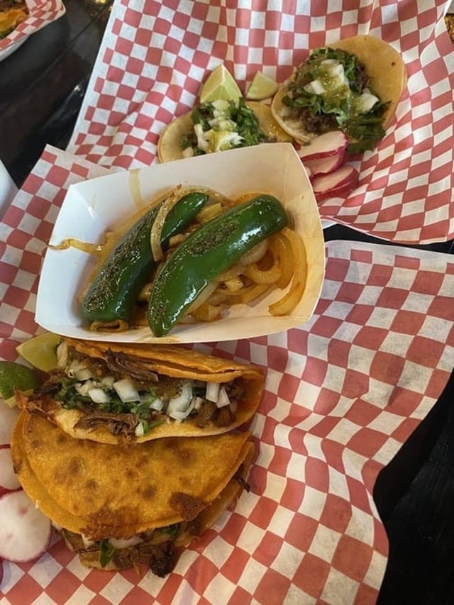 Grilled Onion and Jalapeño.