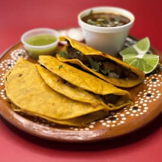 Birria Tacos with Consommé