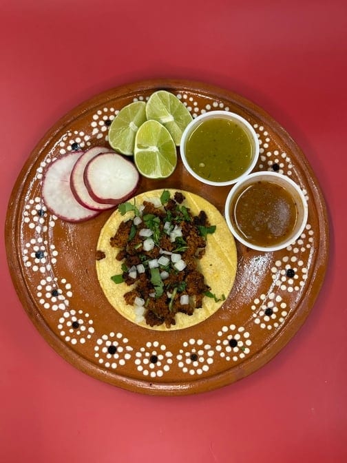 Chorizo Taco.
